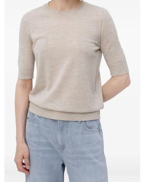 BOSS Short-Sleeve Jumper - Grey