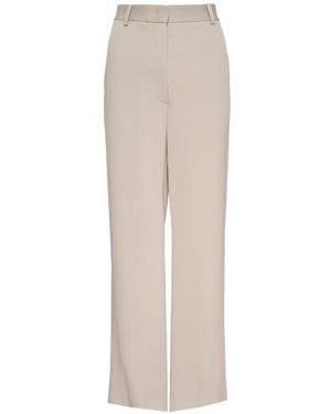 Club21 Collection Margot Satin-Back Trousers - White