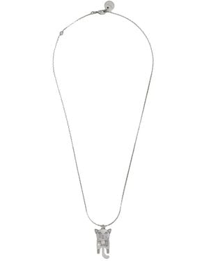 Marni Cat Pendant Necklace - White