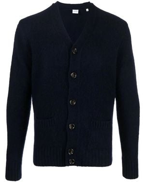 Aspesi Button-Up Wool Cardigan - Blue