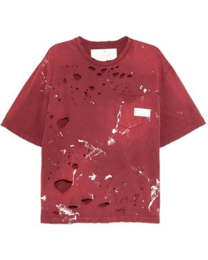 Neighborhood Cotton T-Shirt - Red