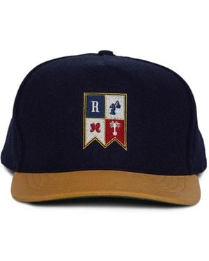 Rhude Logo-Patch Baseball Cap - Blue