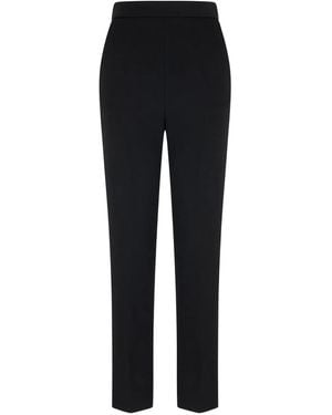 Roberto Cavalli Wool Trousers - Black