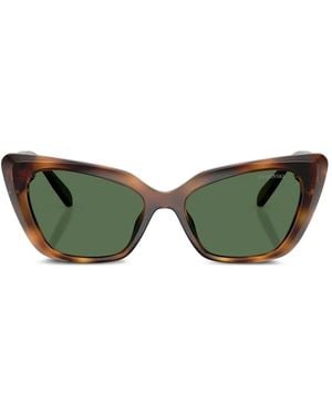 Swarovski Gafas De Sol Con Montura Cat Eye - Verde
