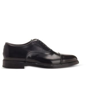 Corvari Oxford-Schuhe Mit Angeschnittener Kappe - Schwarz