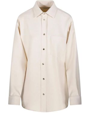 DARKPARK Breast-Pocket Long-Sleeve Shirt - Natural