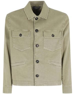 Circolo 1901 Button-Up Chest-Pocket Jacket - Green