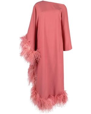 Taller Marmo Taller M Ubud Extravganza Scoop Nck Fthr Trim Peony - Pink