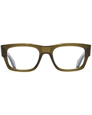 Cutler and Gross Square-Frame Glasses - Brown