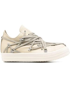 Rick Owens Megalaced Sneakers - Naturel