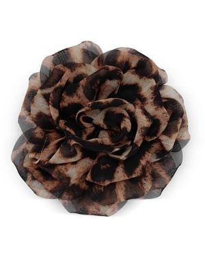 Maison Close La Liaison Flower Neckace - Brown