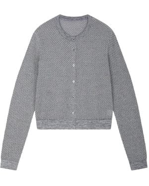 JNBY Cardigan À Motif Géométrique - Gris