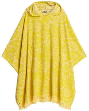 Essentiel Antwerp Floral-Jacquard Fringed Dress - Yellow