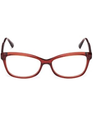 MAX&Co. Cat-Eye Frame Glasses - Red