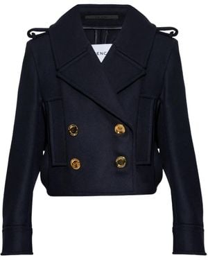 Givenchy ボタン ジャケット - ブルー
