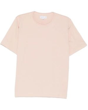 agnès b. Logo-Embroidered T-Shirt - Pink