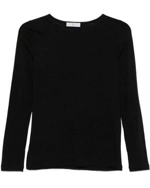 Whyci Long-Sleeve Top - Black