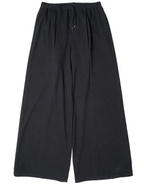Yoshio Kubo Pleated Wide-Leg Trousers - Blue