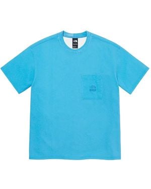 Supreme Pigment-Printed Pocket T-Shirt - Blue