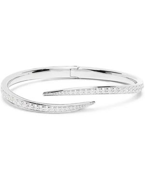 Swarovski Vienna Hinge-Fastening Bangle - White