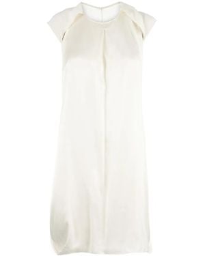 Maison Rabih Kayrouz Pleated Sleeveless Dress - White