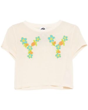 YANYAN KNITS Yy T-Shirt - White