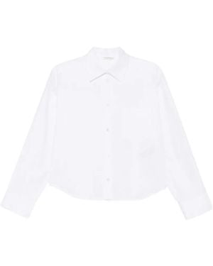 By Malene Birger Audrey Cropped Shirt - White