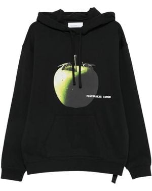 OAMC Graphic-Print Hoodie - Black
