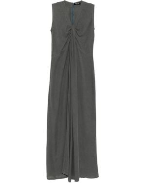 BLAKLACE Twisted Sleeveless Dress - Grey