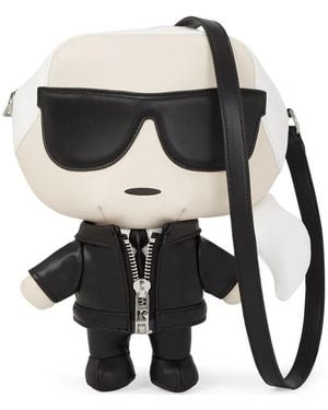 KARL LAGERFELD Ikon Cross Body Bag - Black