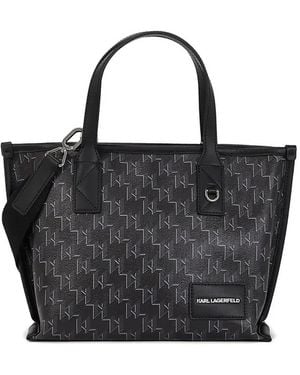 Karl Lagerfeld Small K/Voyage Tote Bag - Black