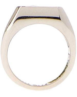Vivienne Westwood Ring Met Gegraveerd Logo - Wit