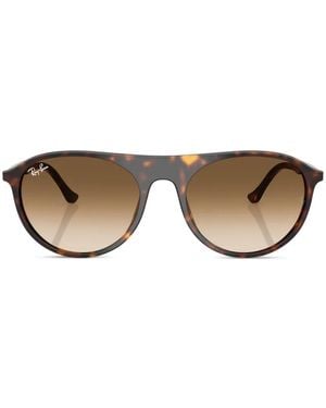 Ray-Ban Tortoiseshell-Effect Sunglasses - Brown