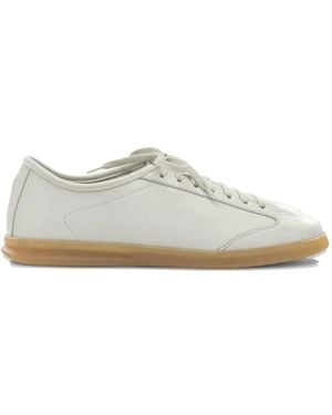 Henderson Elton Leather Trainers - White