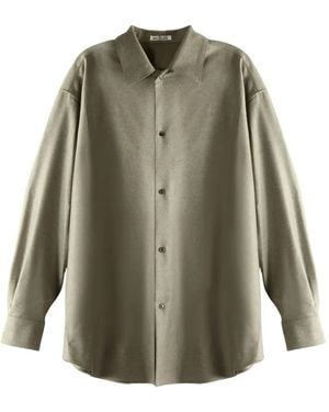 AURALEE Buttoned Shirt - Green