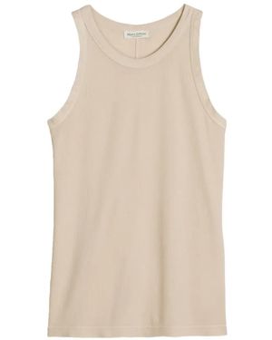 Marc O' Polo Ribbed-Knit Tank Top - Natural
