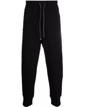 Emporio Armani ドローストリング トラックパンツ - ブラック