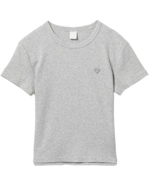 AAPE BY A BATHING AP Heart Badge T-Shirt - Grey