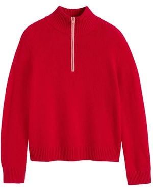 Chinti & Parker Maglione Con Zip - Rosso