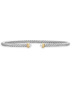 David Yurman Kleine Cable Flex Armband - Wit