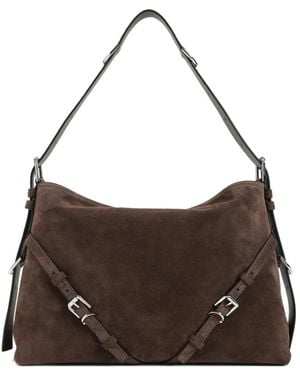 Givenchy スエード ショルダーバッグ - ブラウン