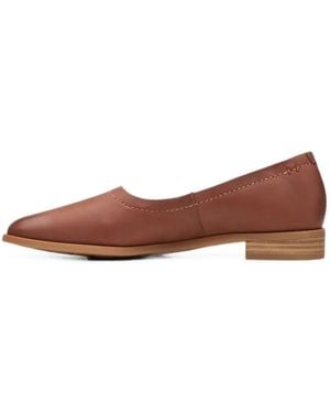 Clarks Pure Walk Leather Loafers - Brown