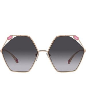BVLGARI ジェムストーン サングラス - ブルー
