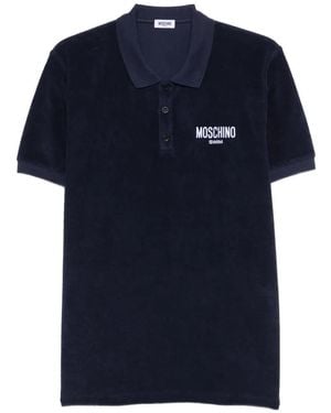 Moschino Collared Polo Shirt - Blue