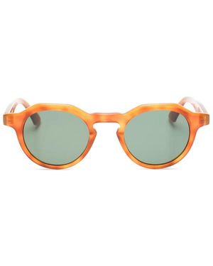 Gigi Studios Lunettes De Soleil James À Monture Ronde - Orange