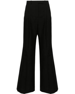 Givenchy ハイウエスト ワイドパンツ - ブラック
