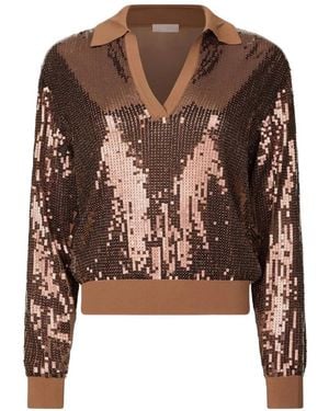 Liu Jo V-Neck Jumper - Blue