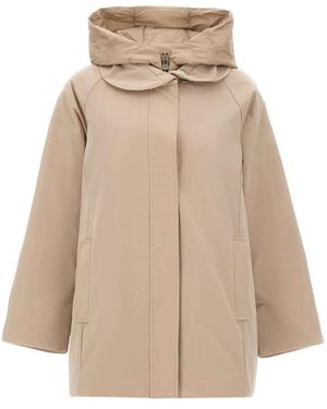 Elena Miro Layering Down Jacket - Natural