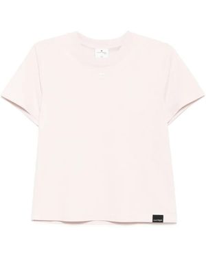Courreges ロゴ Tシャツ - ピンク