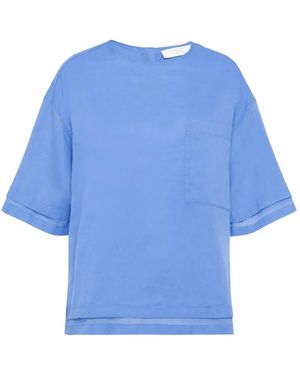 Tela Front-Pocket Short-Sleeve T-Shirt - Blue